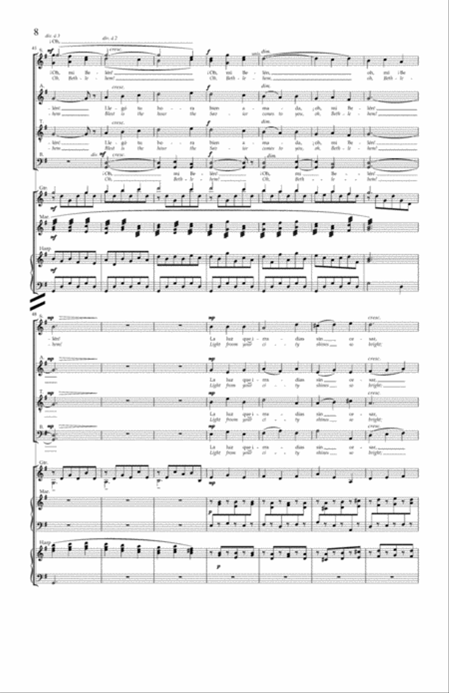 Carols and Lullabies (Full Score) Choir scores gallery preview page 16