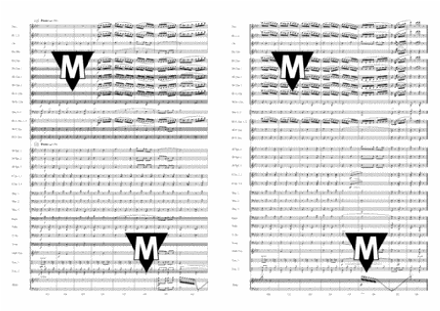Old Russian Romances Concert Band scores gallery preview page 8