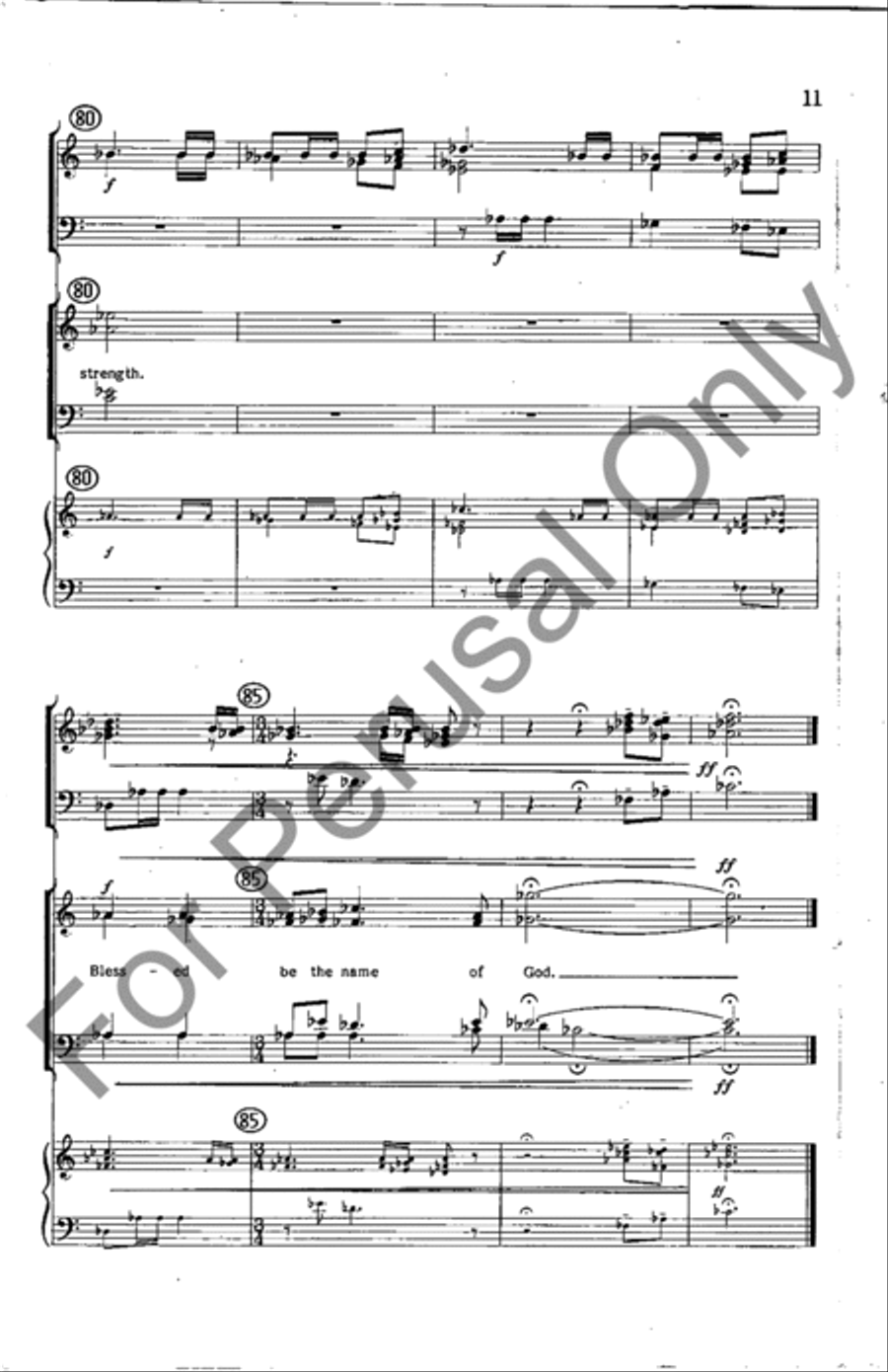Prayer Of Daniel 4-Part scores gallery preview page 11