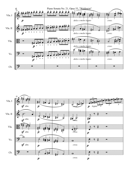 Waldstein Sonata, Movement 1