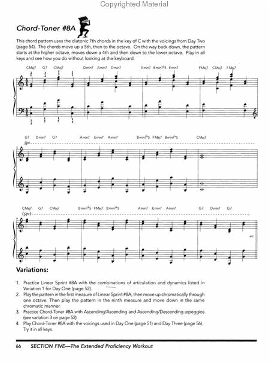 30-Day Keyboard Workout Piano Method scores gallery preview page 4
