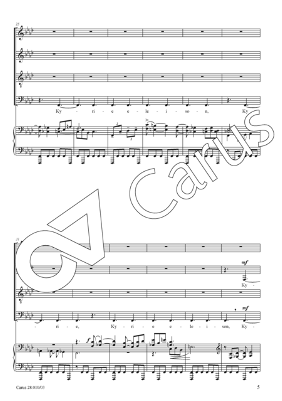 Missa ad maiorem Dei gloriam Divisi scores gallery preview page 6