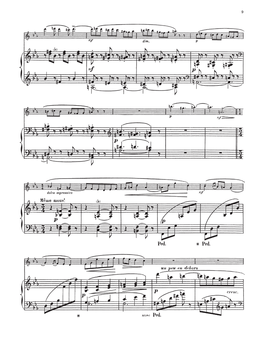 Prelude Et Scherzo, Op. 35 Flute Solo scores gallery preview page 6