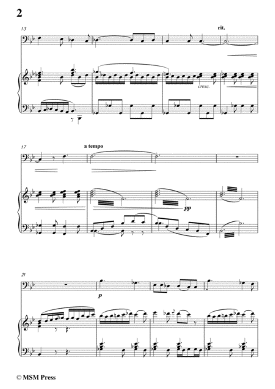 Berlioz-L'ile Inconnue,for Cello and Piano Voice scores gallery preview page 4