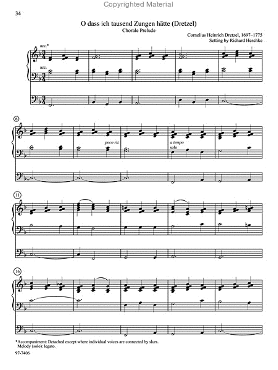 Ten Familiar Hymns in New Settings Organ scores gallery preview page 11