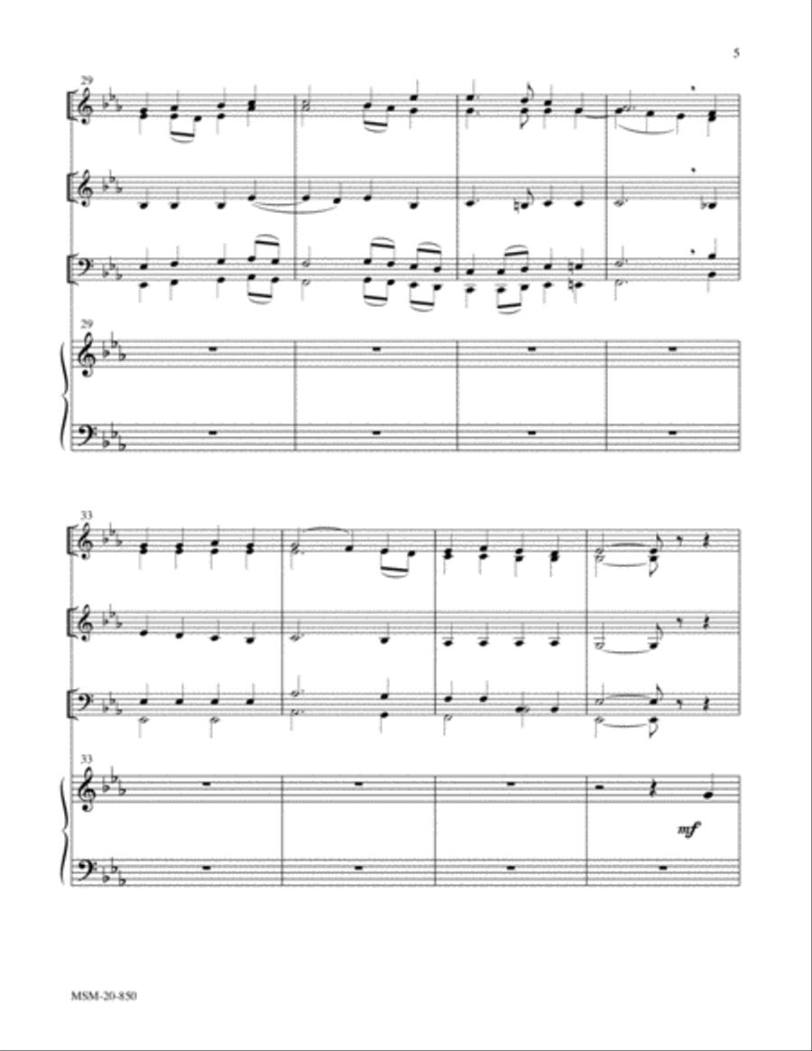 The Church's One Foundation Organ scores gallery preview page 5