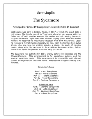 The Sycamore (Saxophones)