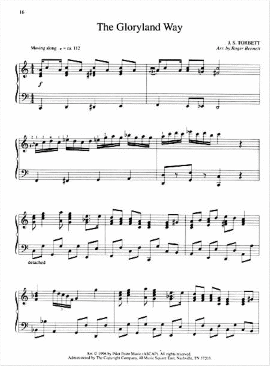 Heavenly Highway Hymns Piano Solo scores gallery preview page 2