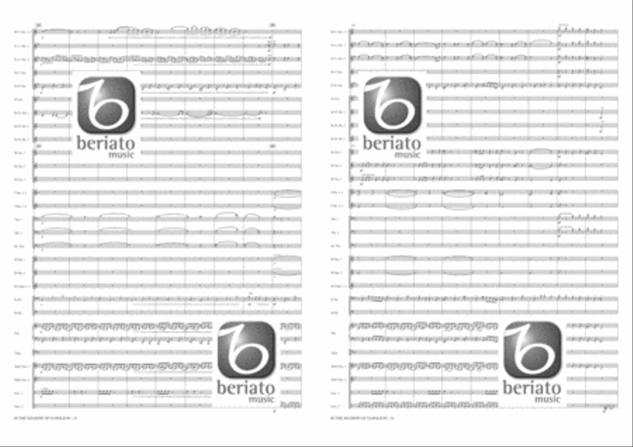In the Shadow of Napoleon Fanfare Band scores gallery preview page 17