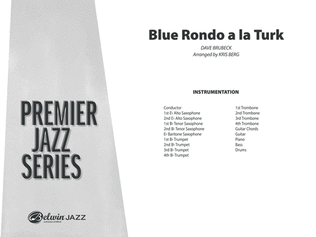 Book cover for Blue Rondo a la Turk: Score