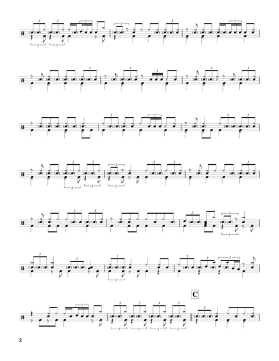 Keep The Customer Satisfied Drum Set scores gallery preview page 2