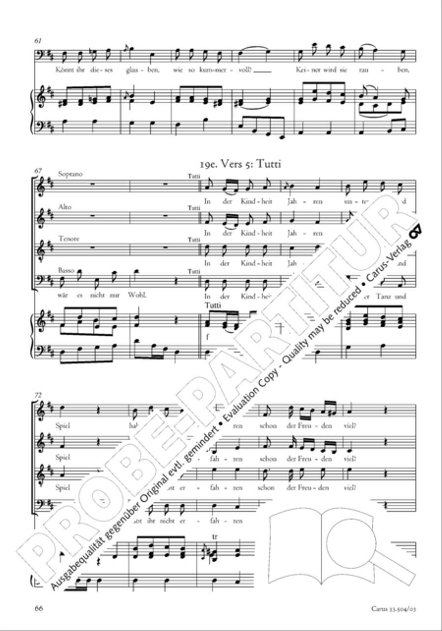 Dank-Hymne der Freundschaft 4-Part scores gallery preview page 67