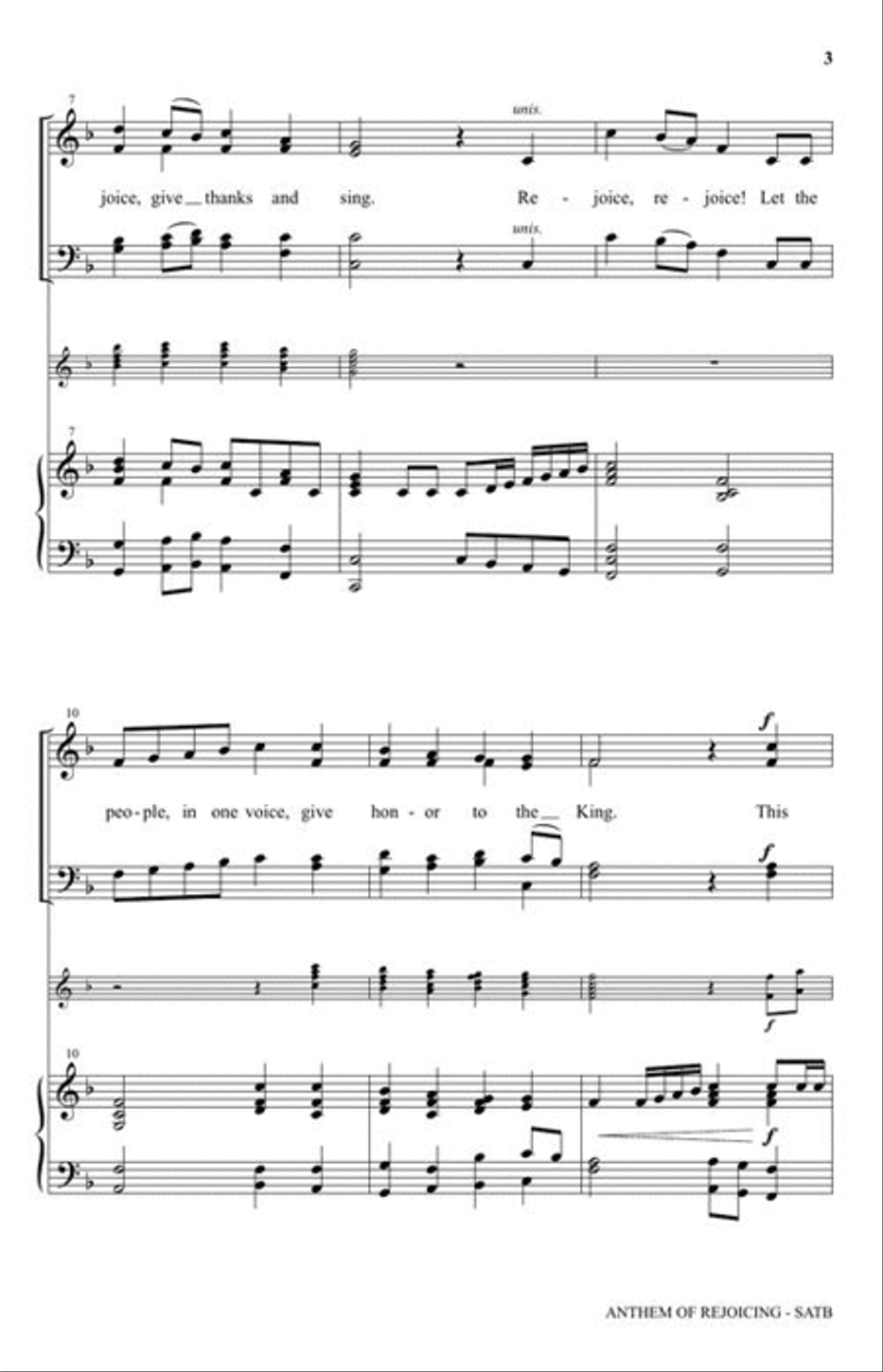 Anthem of Rejoicing 4-Part scores gallery preview page 4
