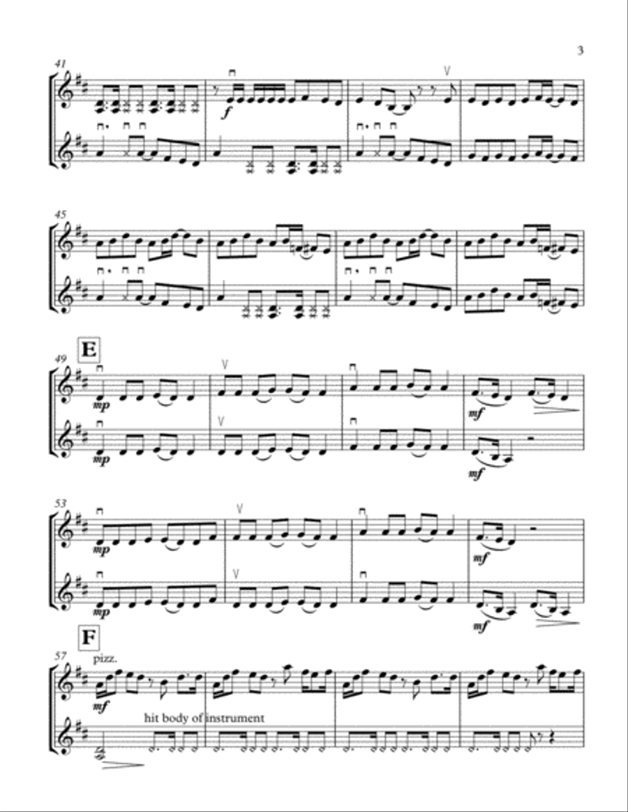 Best Day Of My Life String Duet scores gallery preview page 5