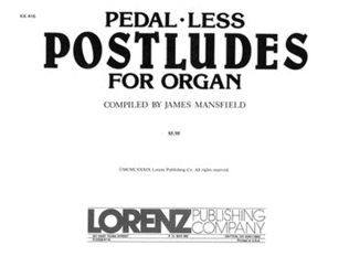 Book cover for Pedal-less Postludes