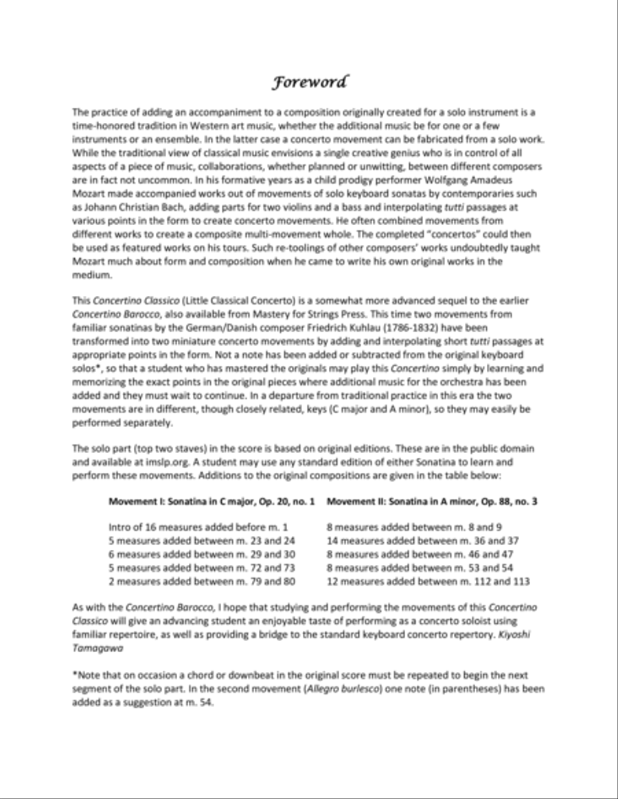 Concertino Classico Piano Solo scores gallery preview page 2
