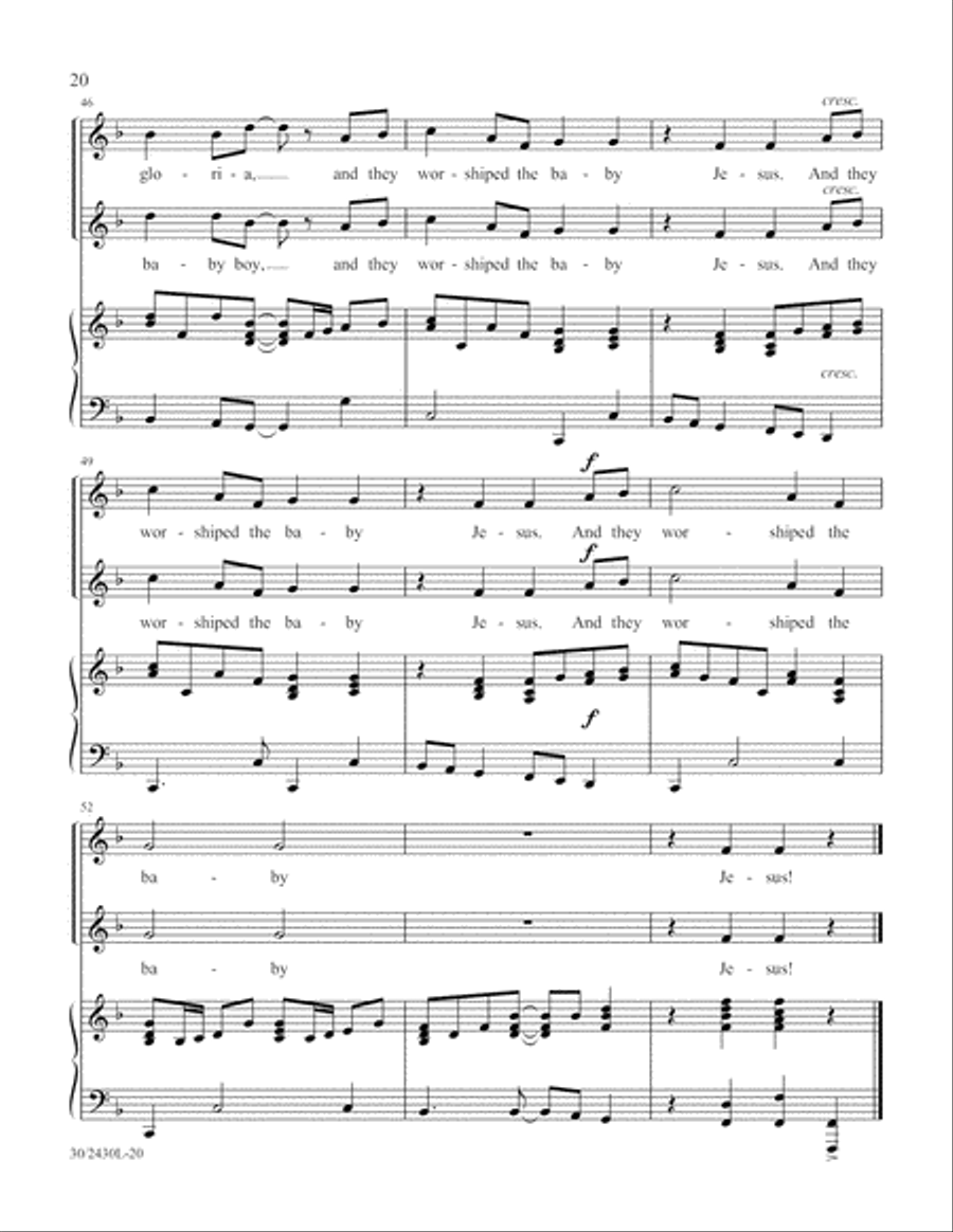Simply Spirituals Unison Choir scores gallery preview page 21
