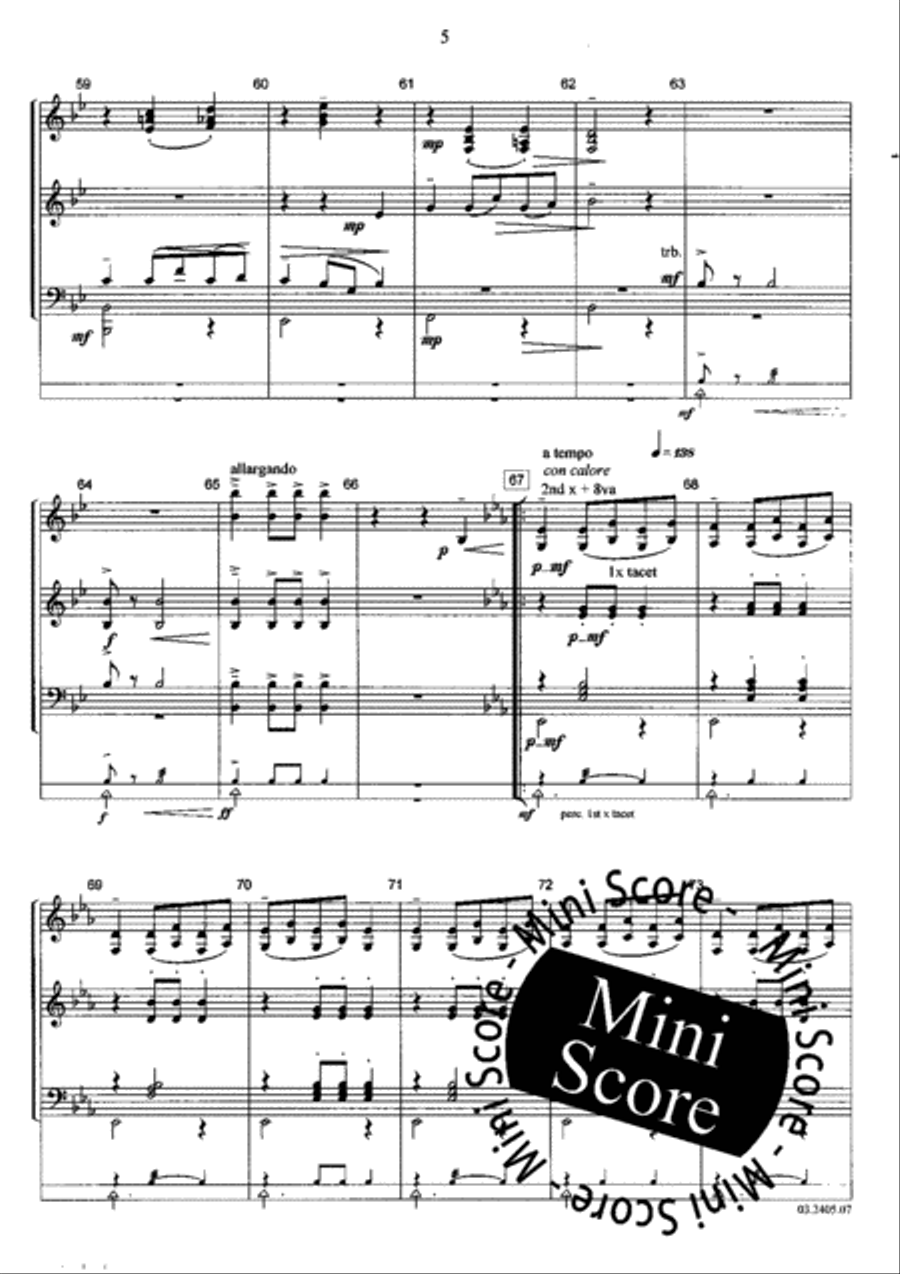 Telemark Fantasy Fanfare Band scores gallery preview page 38