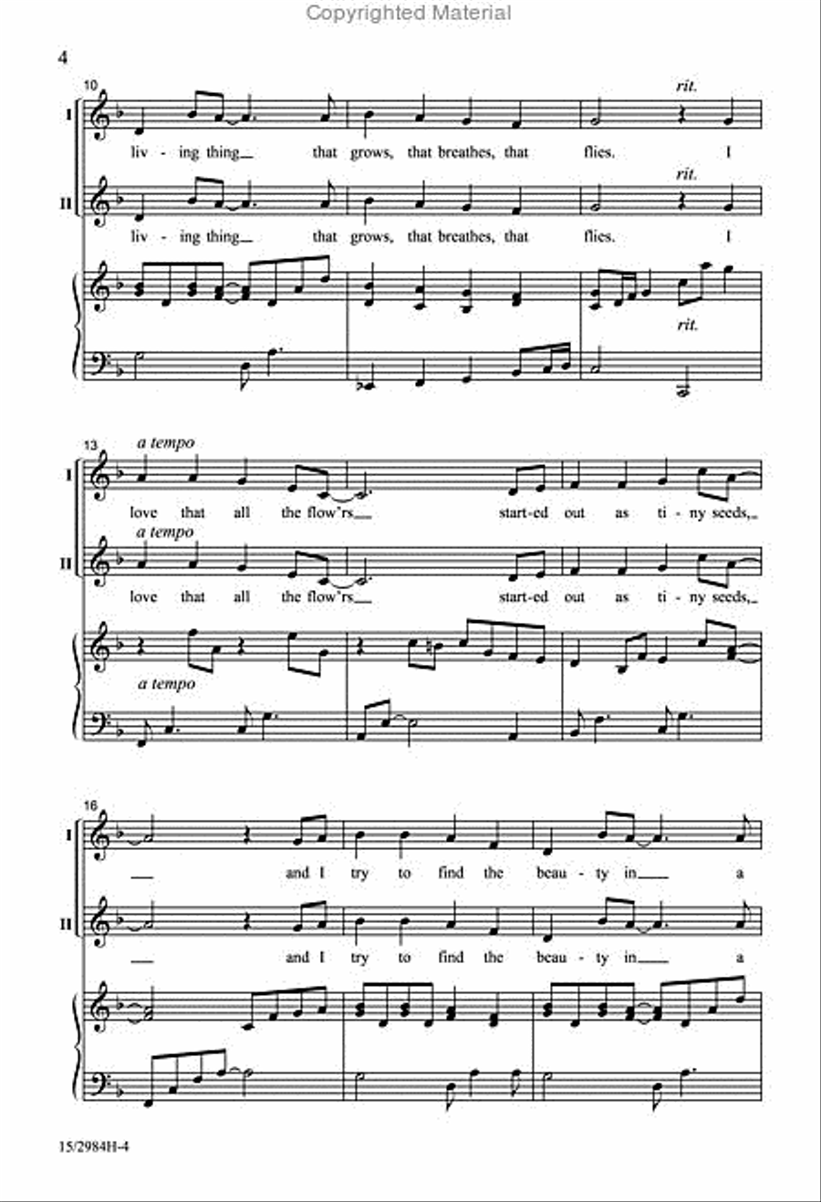 The Simplest Things 2-Part scores gallery preview page 3