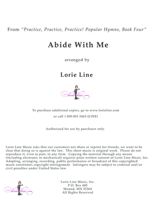 Book cover for Abide With Me - EASY!