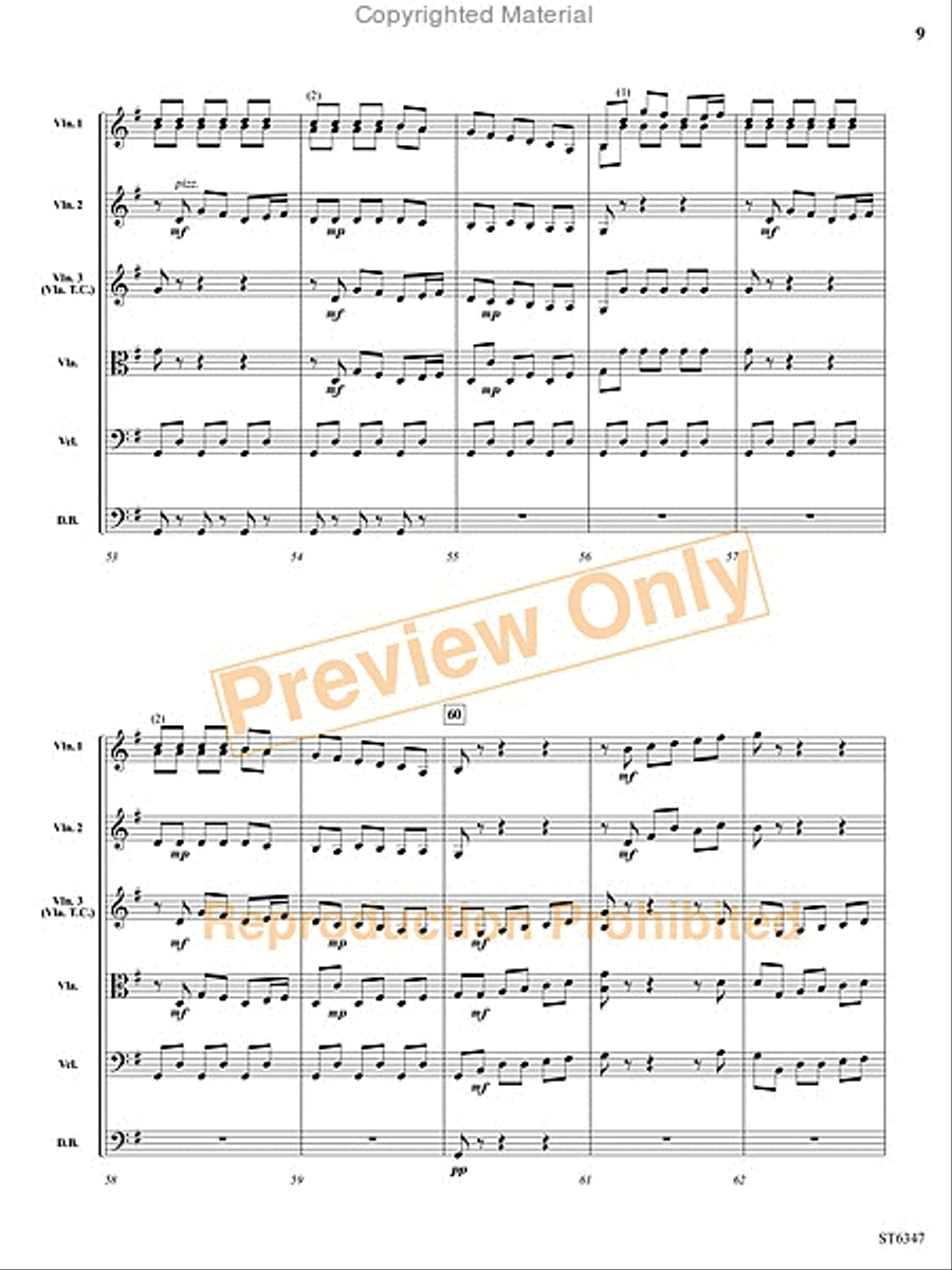 Minuetto String Orchestra scores gallery preview page 10