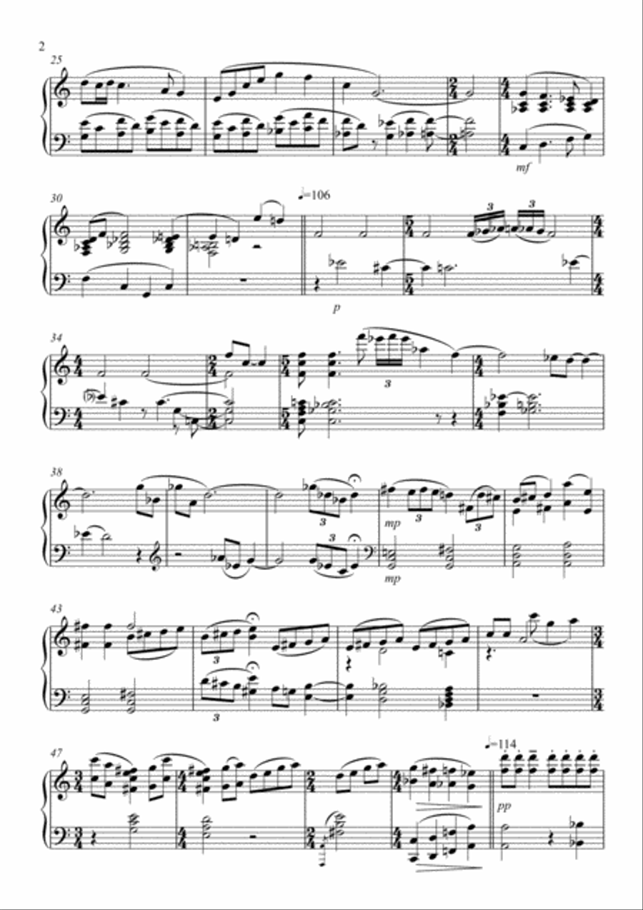 Night Music Night Music Piano Solo scores gallery preview page 2