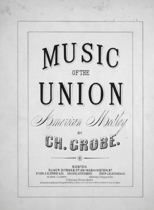 Book cover for Music of the Union. American Medley
