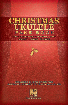 Book cover for Christmas Ukulele Fake Book