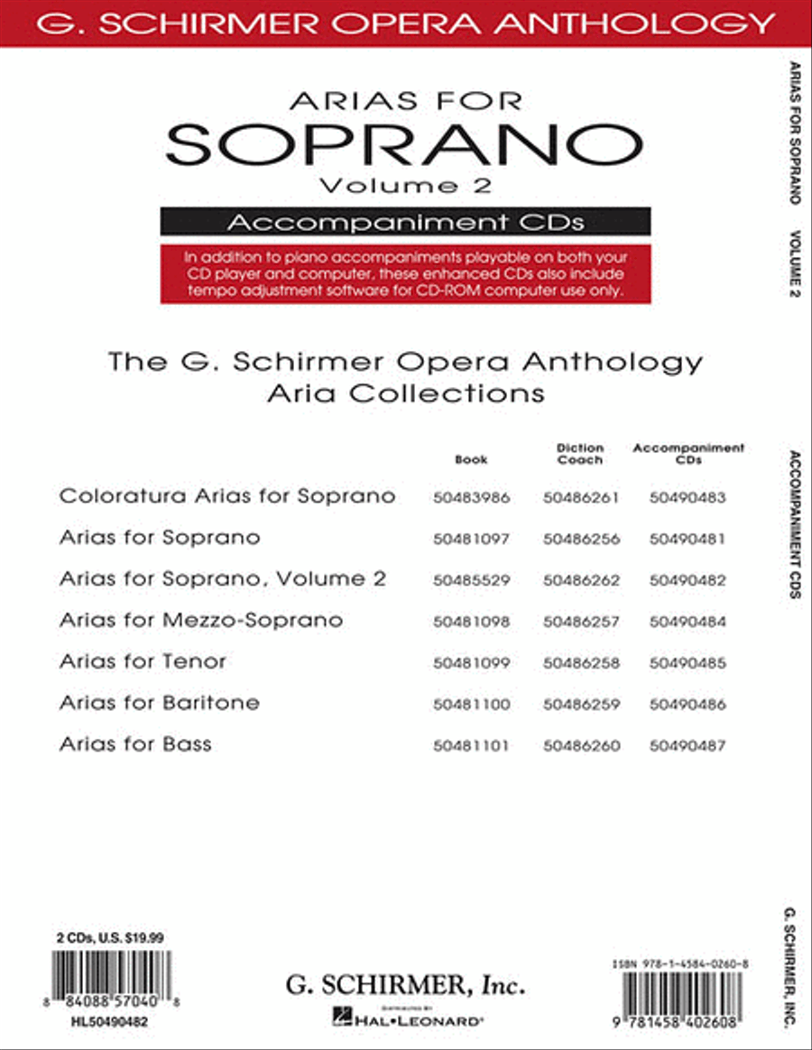 Arias for Soprano – Volume 2 Voice Solo scores gallery preview page 2