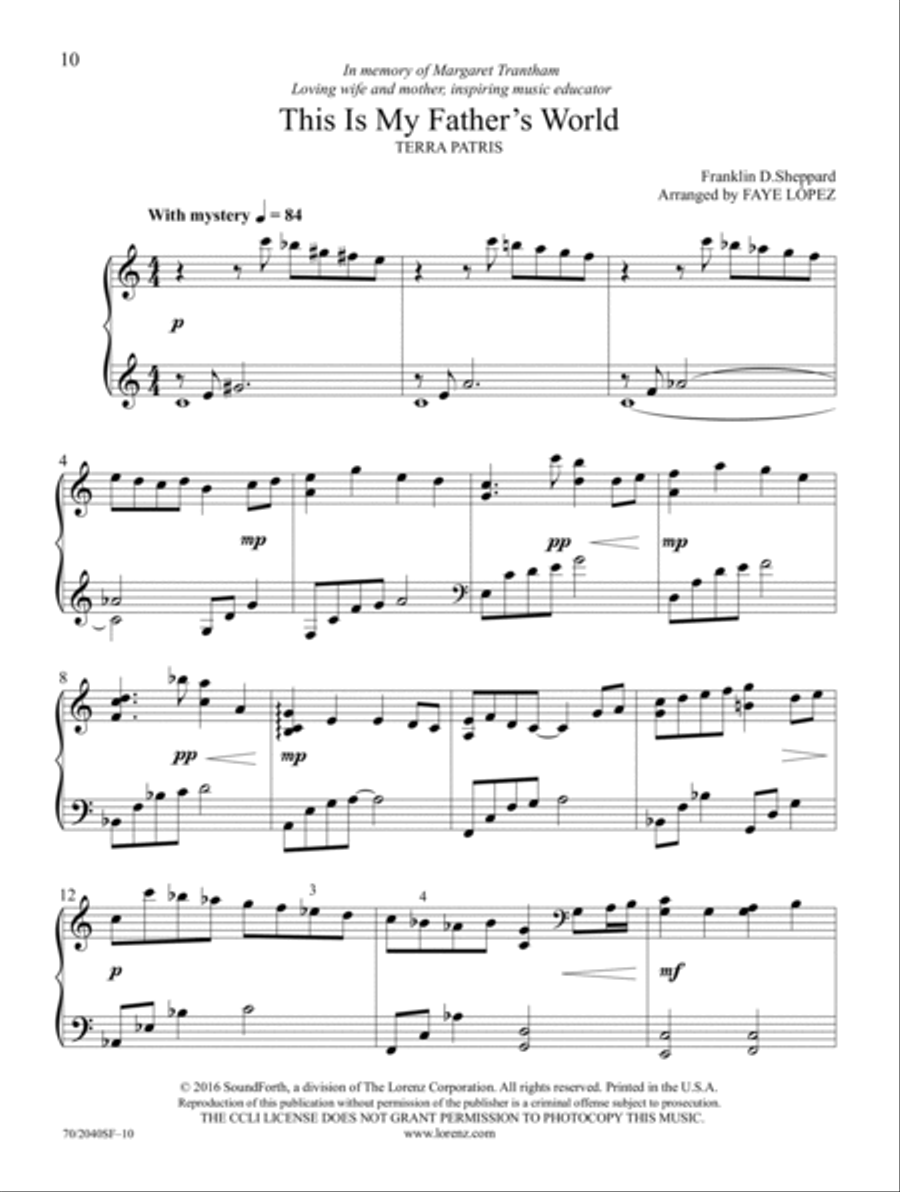 All Creation Sings Piano Solo scores gallery preview page 5
