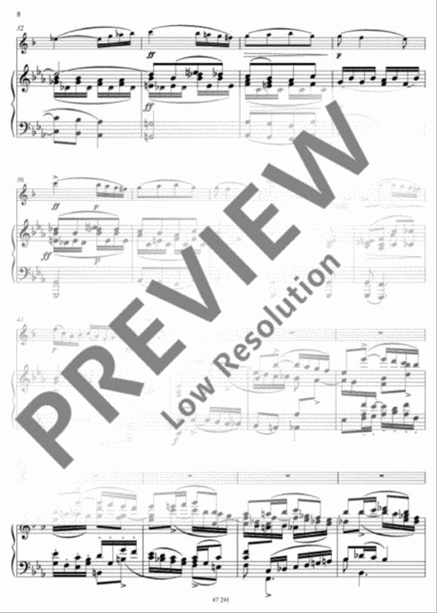Romance Eb major Romance Eb major Clarinet scores gallery preview page 9