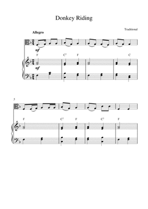 Donkey Riding (for viola solo and piano accompaniment)