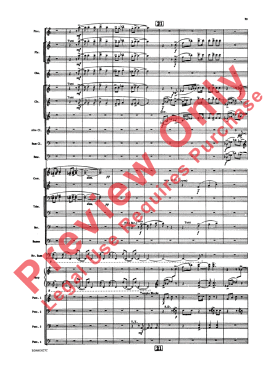 La Fiesta Mexicana Concert Band scores gallery preview page 56