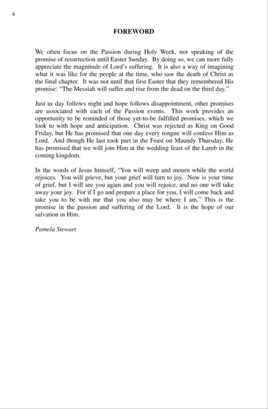 The Passion and the Promise 4-Part scores gallery preview page 4