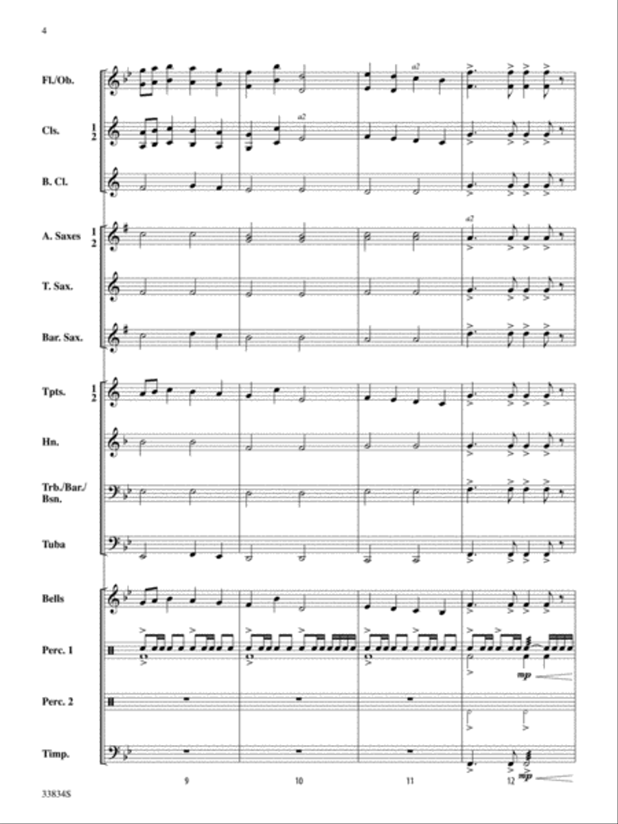 Kingdom Adventures Concert Band scores gallery preview page 4