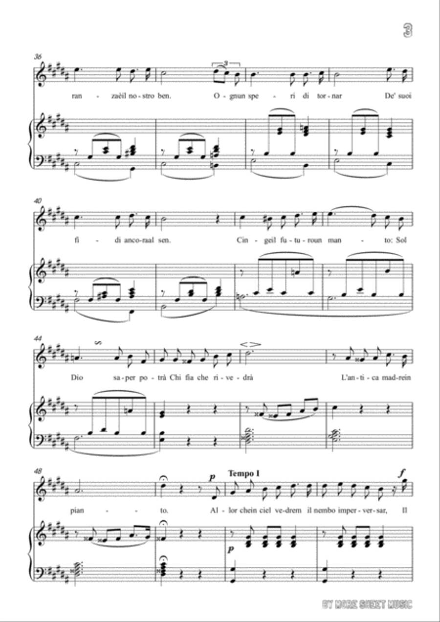 Bellini-L'allegro marinaro in g sharp minor,for voice and piano Voice Solo scores gallery preview page 5