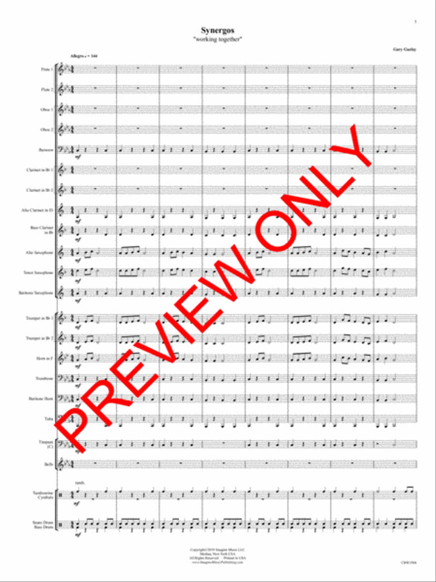 Synergos Synergos Concert Band scores gallery preview page 4