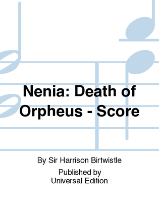 Nenia: Death of Orpheus - Score