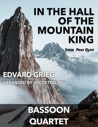Book cover for In the Hall of the Mountain King for bassoon quartet