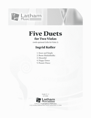 Five Duets for Two Violas