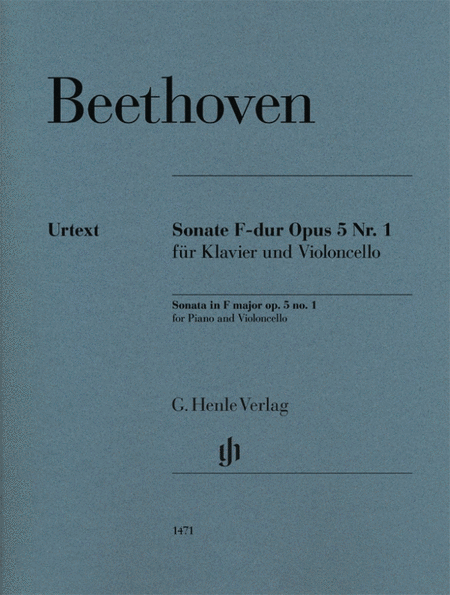 Cello Sonata F Major Op. 5 No. 1