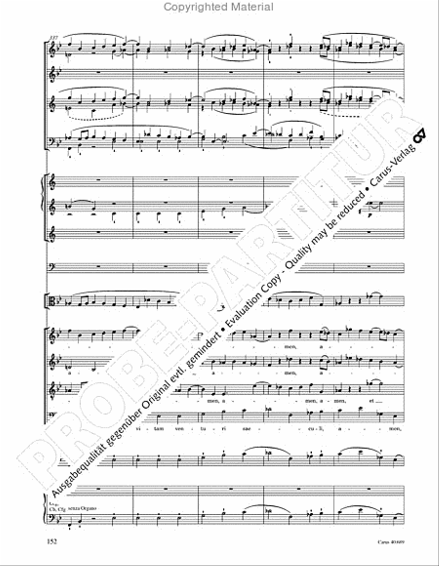 Missa solemnis Missa solemnis 4-Part scores gallery preview page 168