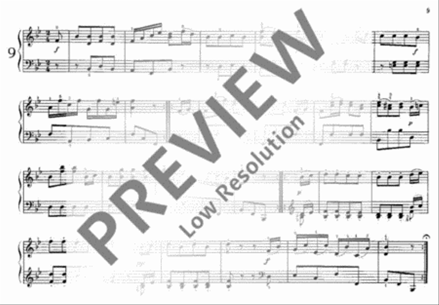 20 English Dances Piano Solo scores gallery preview page 12