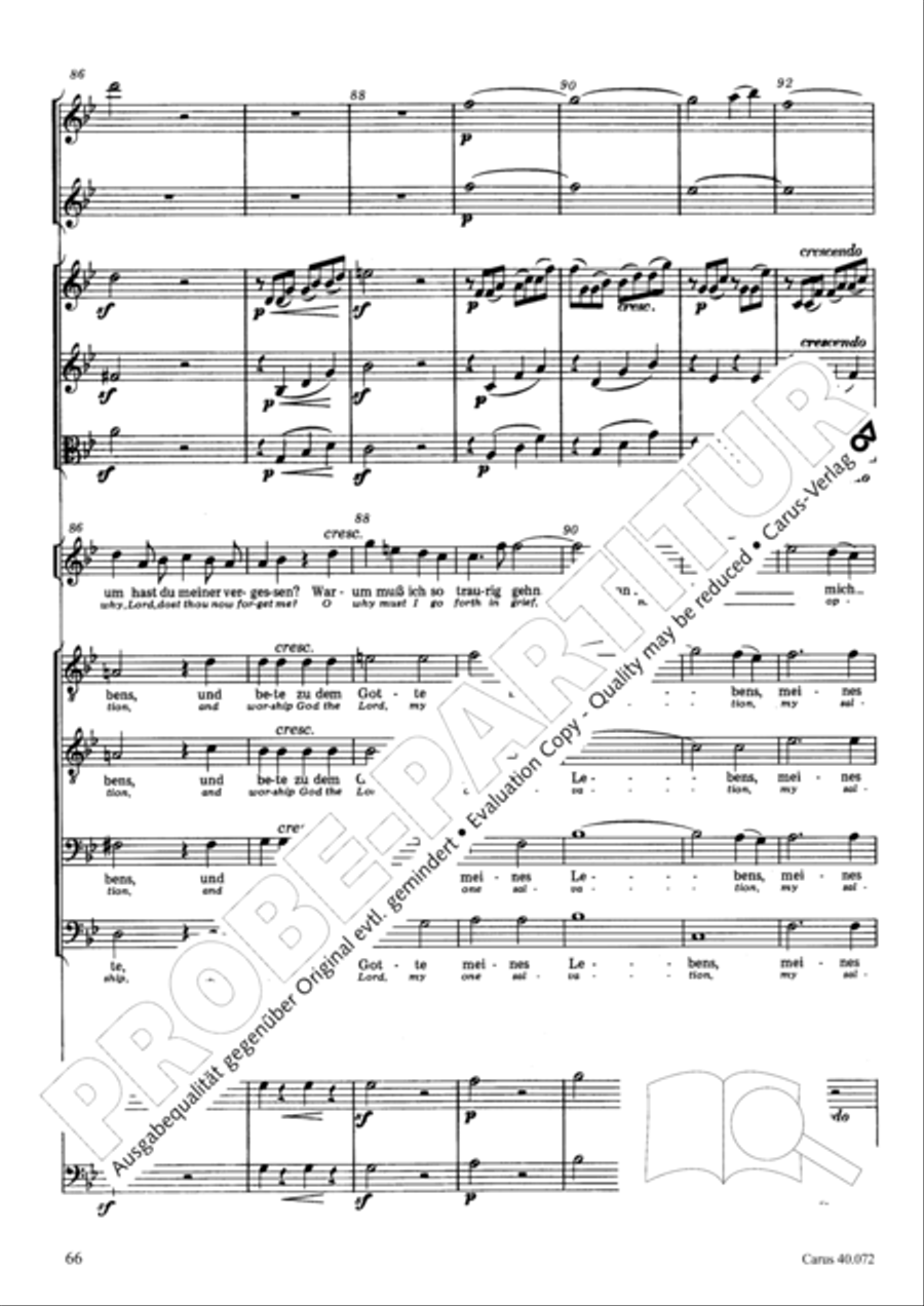 Psalm 42 Psalm 42 4-Part scores gallery preview page 66