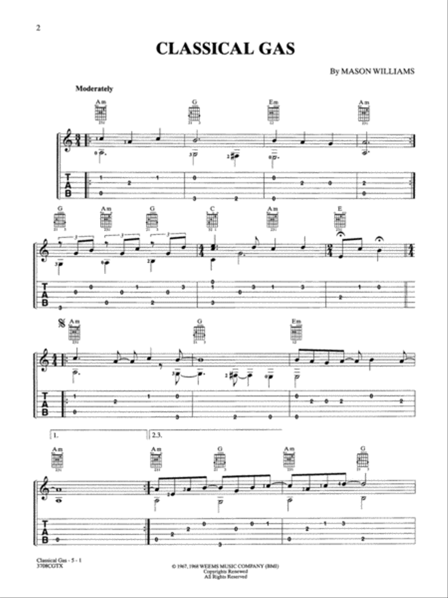 Classical Gas Small Ensemble scores gallery preview page 2