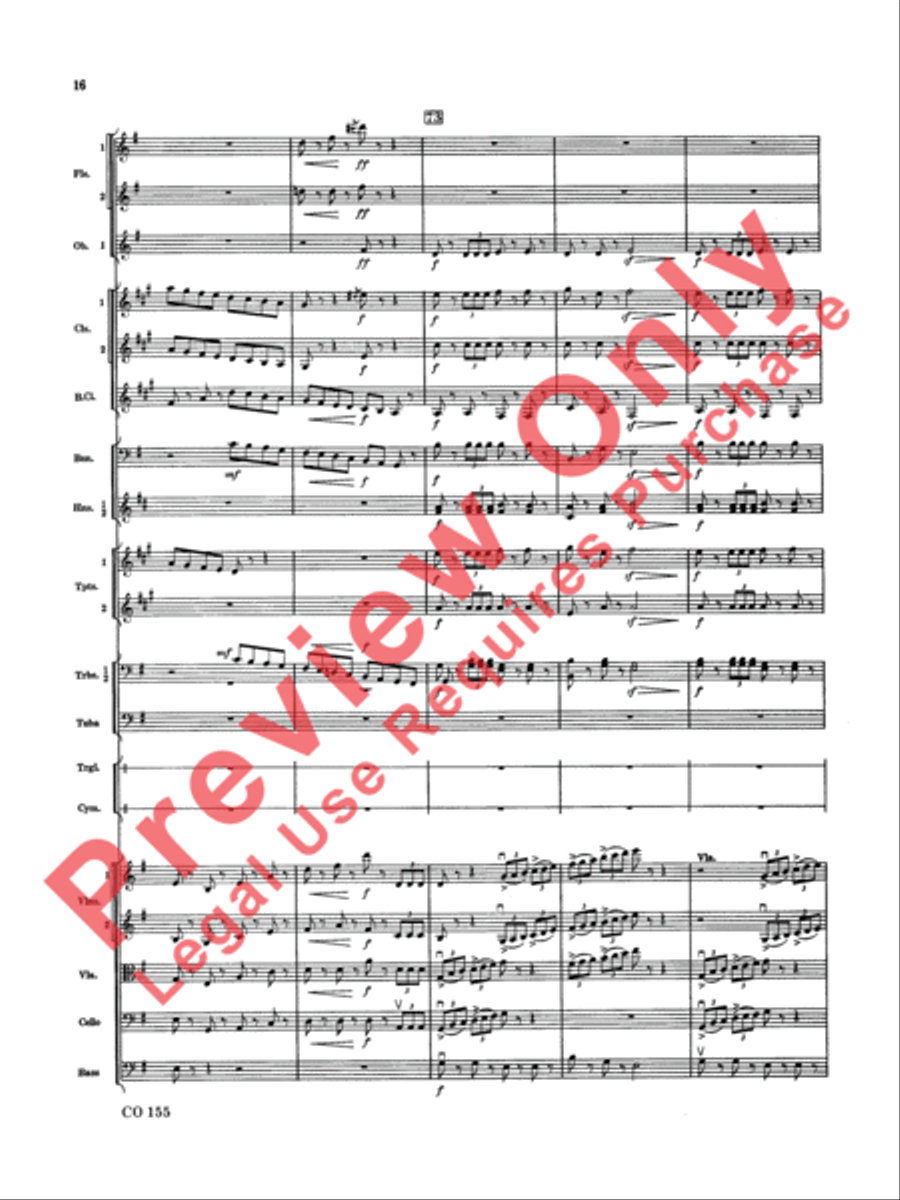 Nutcracker Set 2-march/trepak Full Orchestra scores gallery preview page 17