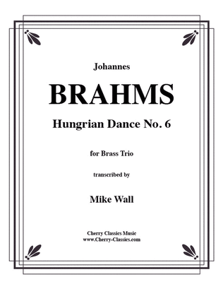 Book cover for Hungarian Dance No. 6 for Brass Trio