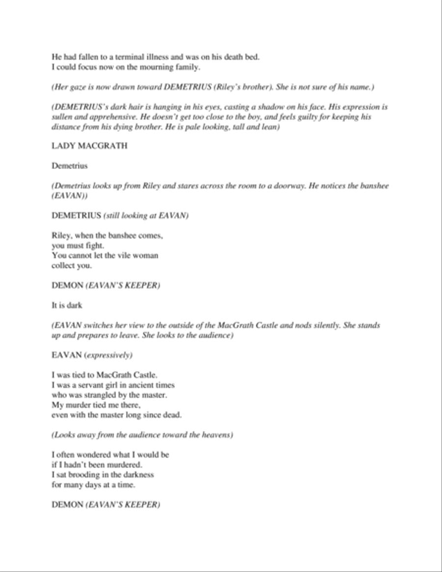 Eavan (Libretto) Voice Solo scores gallery preview page 2