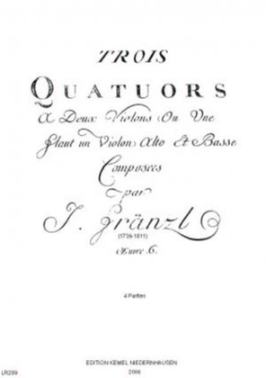 Book cover for Trois quatuors