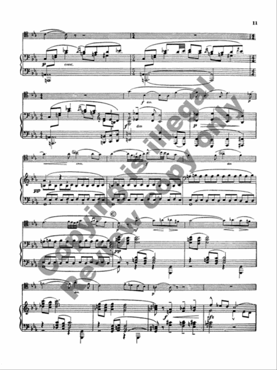 Concerto for Bassoon & Strings (or Band) Orchestra scores gallery preview page 16